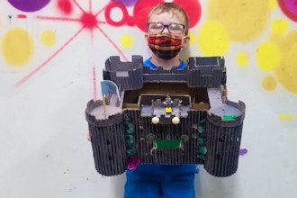 Kids 3D Work: Recycled Found Object Art